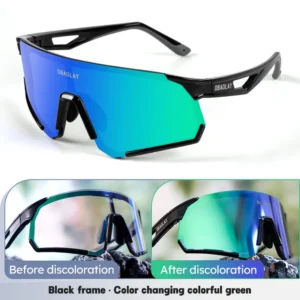 Black Frame - Blue Lenses